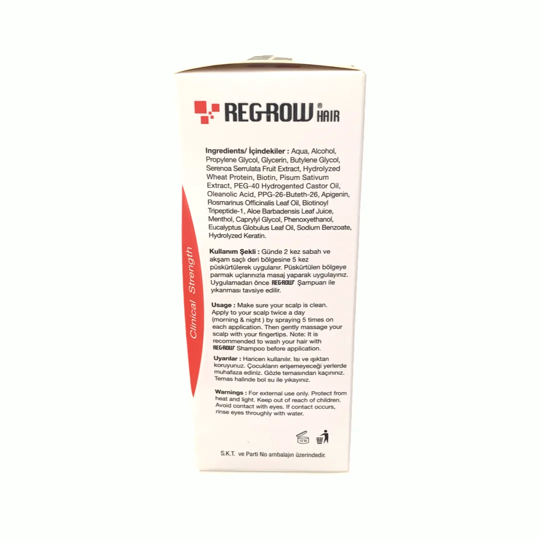 Regrow Hair Serum supporting hair growth after hair transplantation
