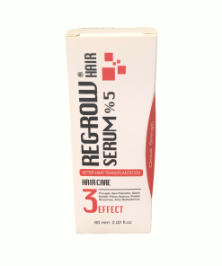 Post-hair transplant scalp care with Regrow Hair Serum
