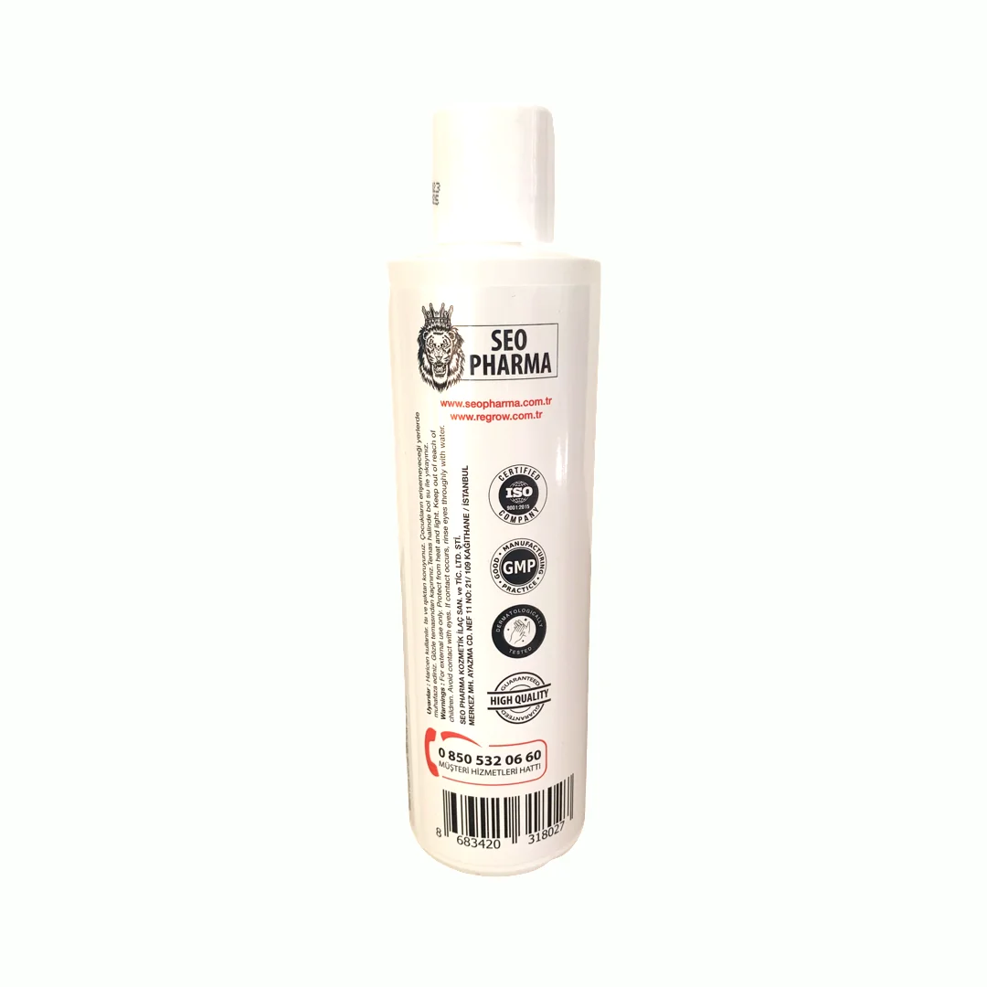 Regrow Hair Shampoo supporting follicle repair after hair transplant