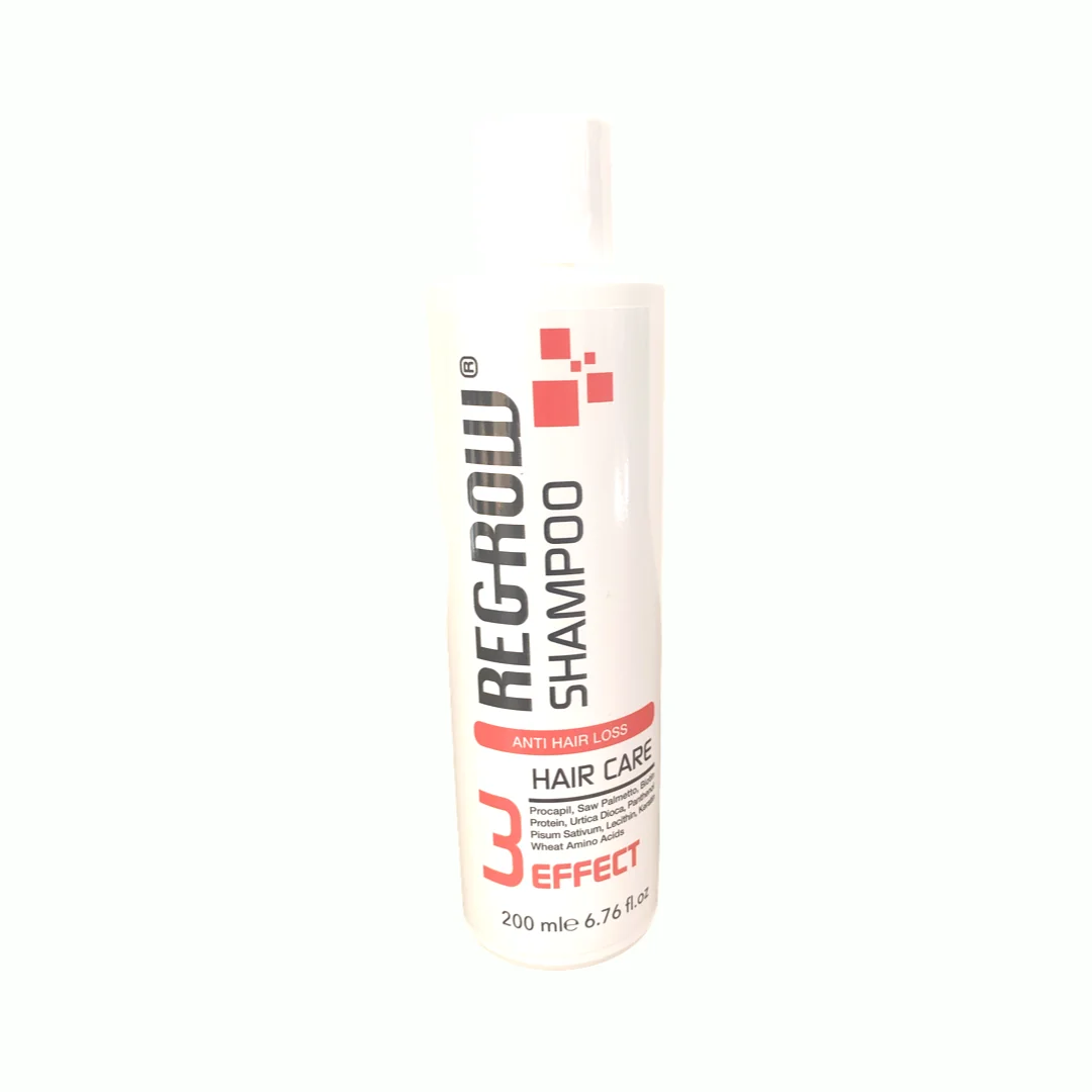 Post-hair transplant scalp care with Regrow Hair Shampoo