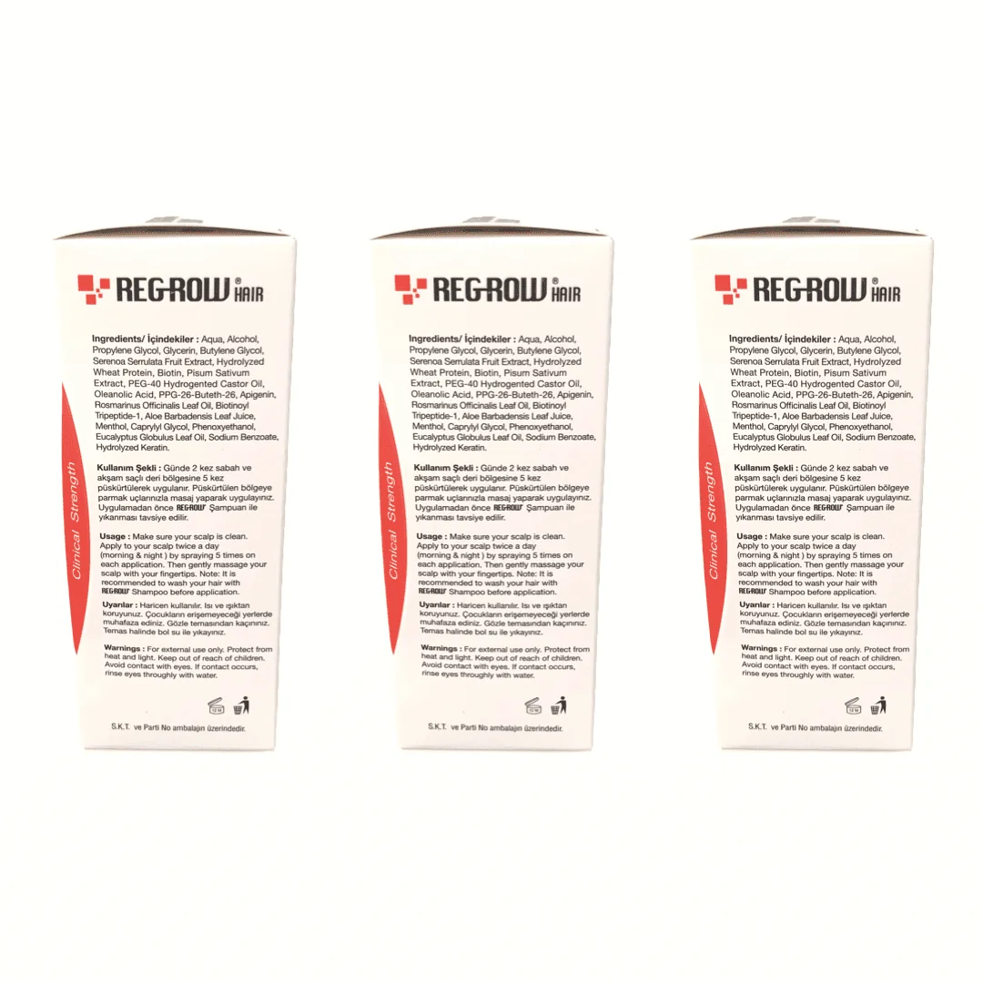 Regrow scalp serum supporting post-transplant hair growth.